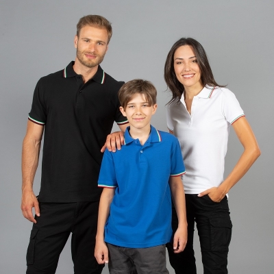 Tricou polo Aostra JRC, dama, alb